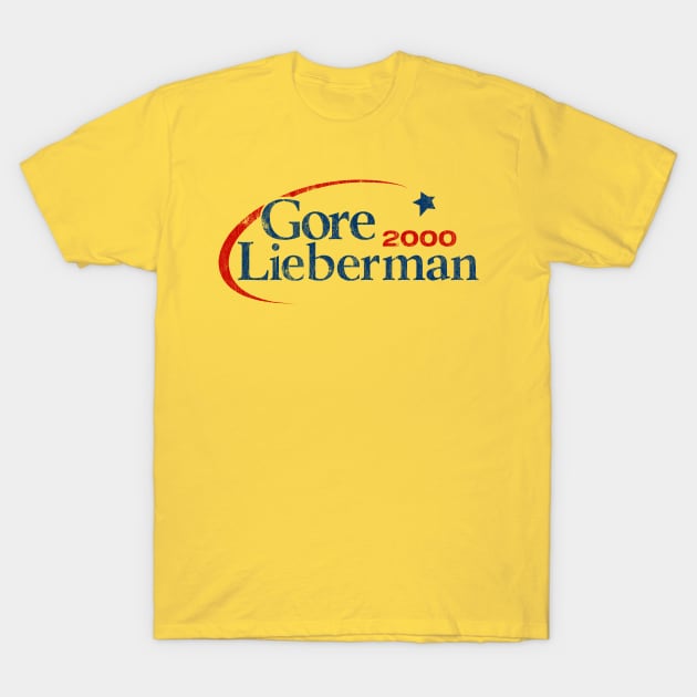 Gore Lieberman 2000 T-Shirt by RadRetro